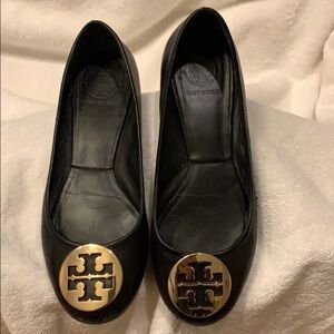 Tory Burch Black Ballet Flats Size 7